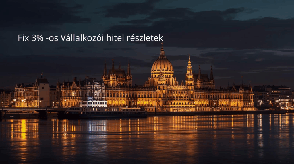 Fix 3% vállalkozói hitel – Gyors, közérthető útmutató (2025) HU/EN