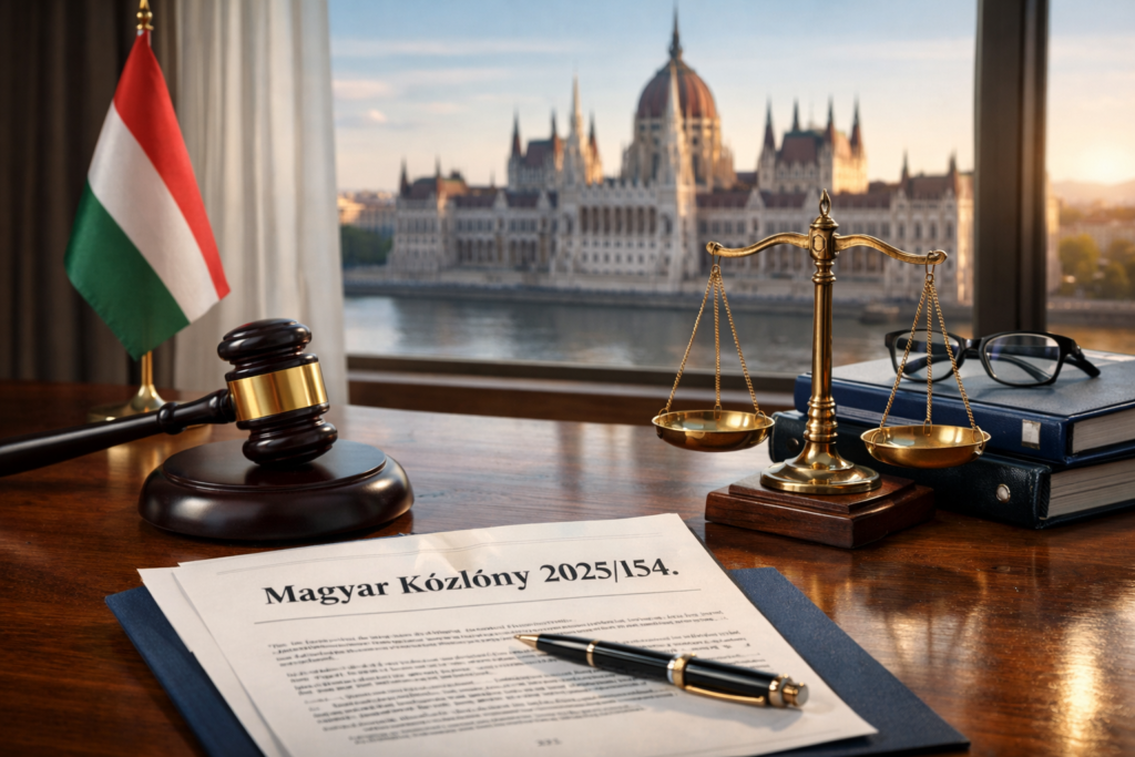Magyar Közlöny 2025/154. – közérthető jogi összefoglaló