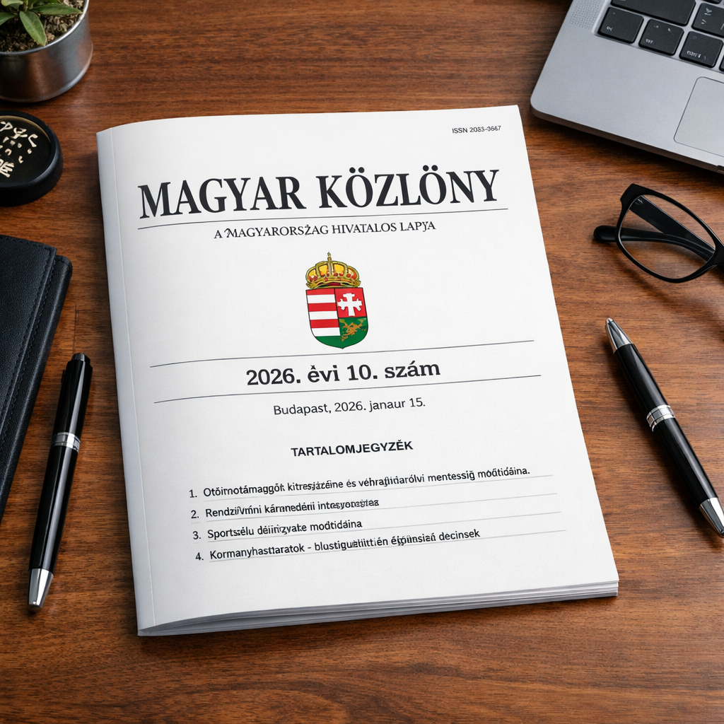 Magyar Közlöny 2026/10 – Közérthető jogi összefoglaló | Lexplain Bulletin