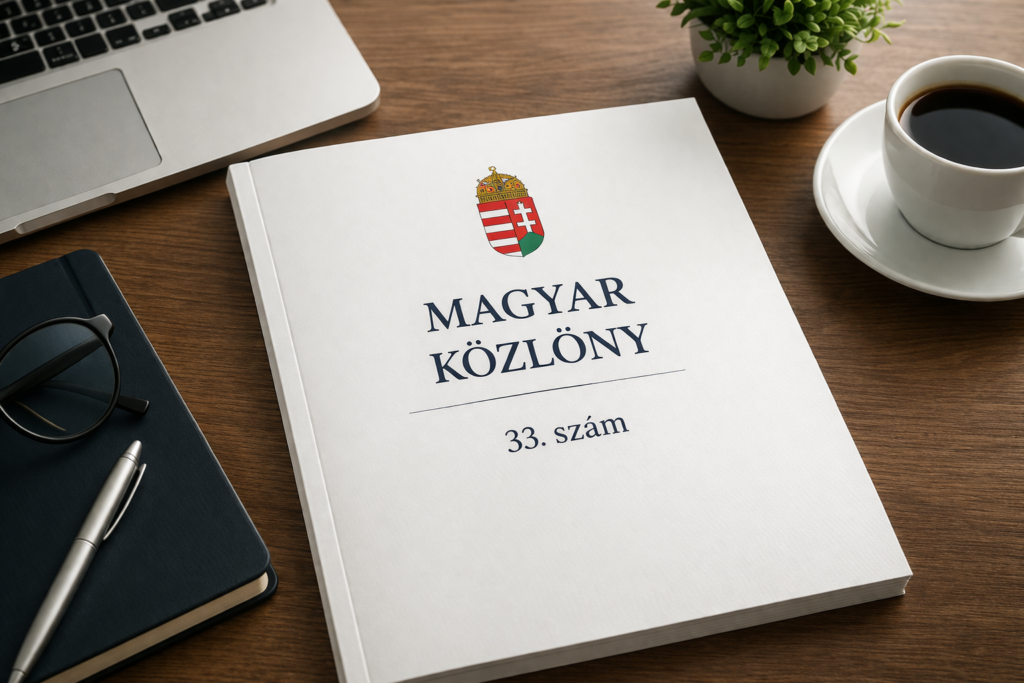 Magyar Közlöny 2026/33 – Rövid, közérthető összefoglaló | Lexplain.hu